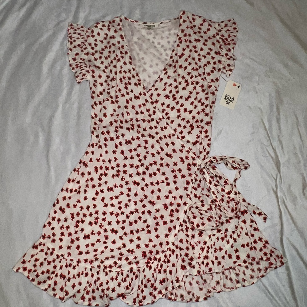 Billabong Floral Wrap Dress